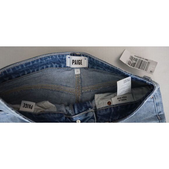 Paige Women's Sz 26 Blue Noella High-Rise Ankle Length Boyfriend Jeans $239 - Picture 3 of 9